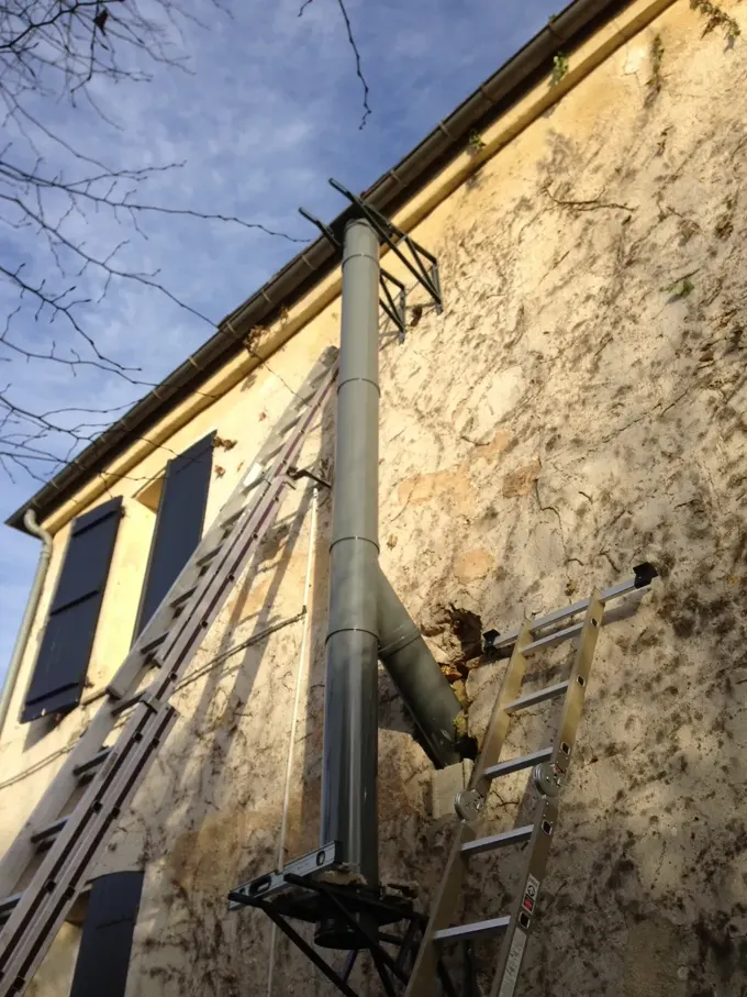Réalisation Monsieur Cheminée n°54 : installation de poêle ou cheminée